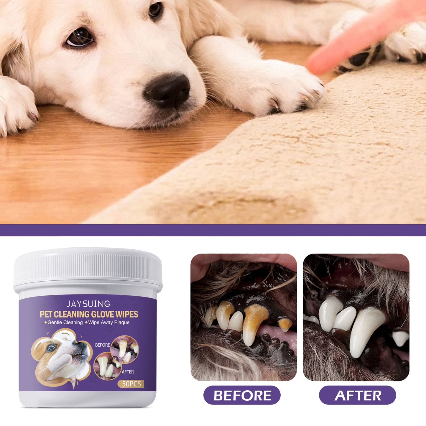 FreshBite Dental & Cleaning Wipes