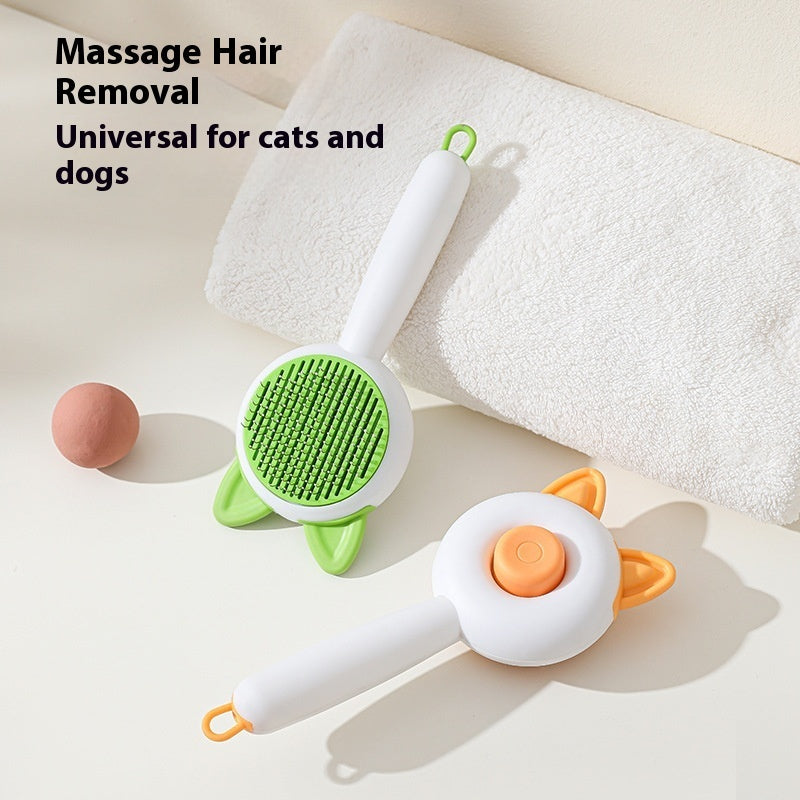 Self-Cleaning Brush – Gentle on Fur
