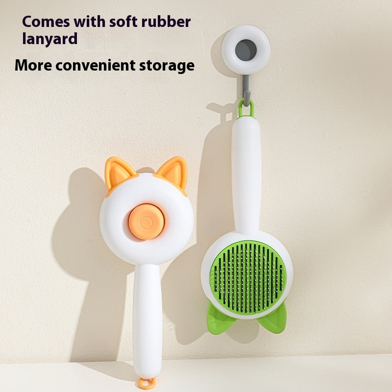 Self-Cleaning Brush – Gentle on Fur