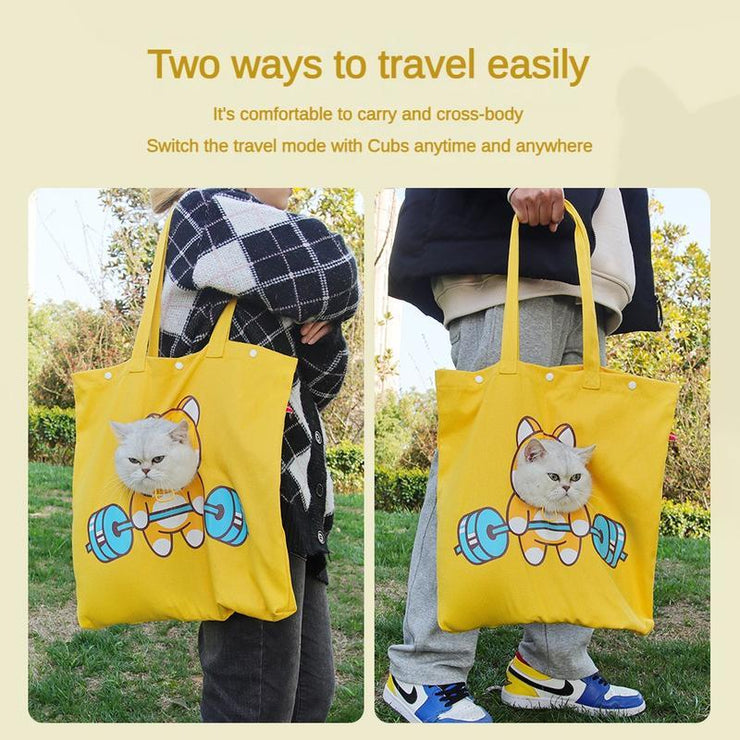 Pet Canvas Shoulder Bag