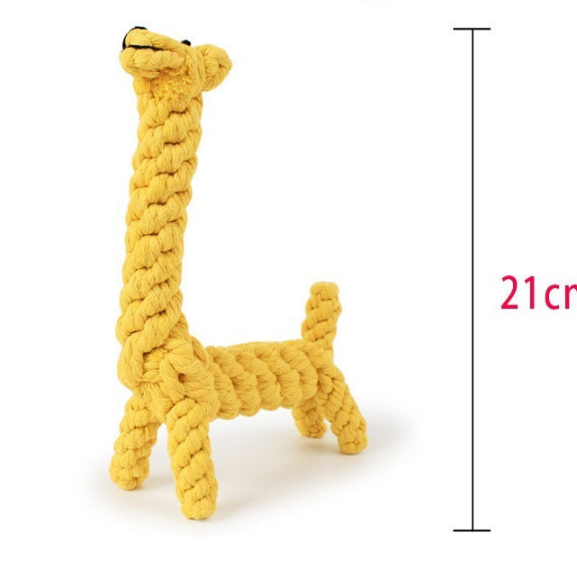 Bite-Resistant Giraffe Toy for Dogs