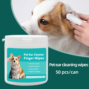 PawCare™ 2-in-1 Pet Dental & Ear Cleaning Wipes