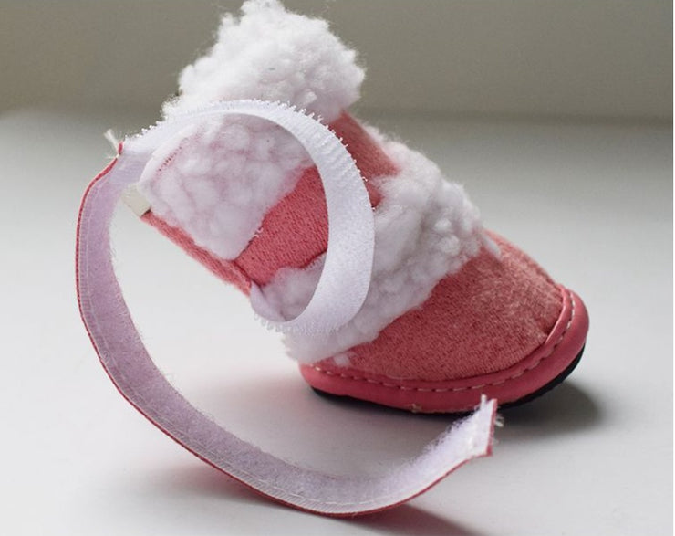 Thick Lamb Wool Pet Shoes