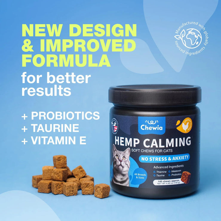 Cat Calming Treats Hemp Calming Care For Cats