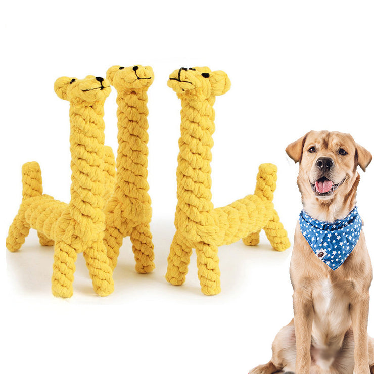 Bite-Resistant Giraffe Toy for Dogs
