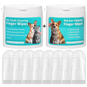 PawCare™ 2-in-1 Pet Dental & Ear Cleaning Wipes
